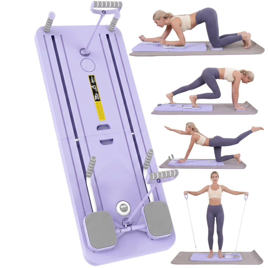 6 in 1 Multi-Purpose Foldable Pilates Reformer Board for Home
