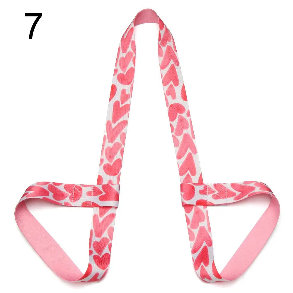 Adjustable Yoga Mat Strap with Elastic Carry Belt