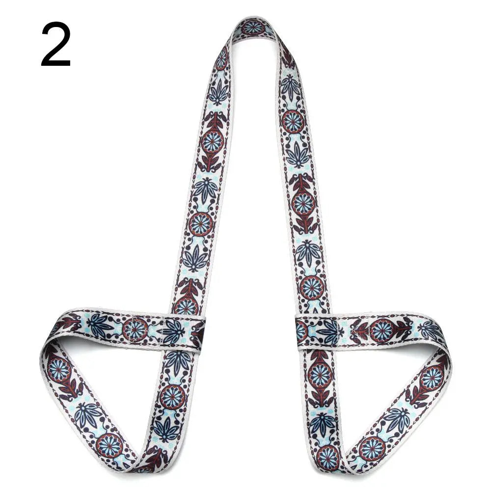 Adjustable Yoga Mat Strap with Elastic Carry Belt