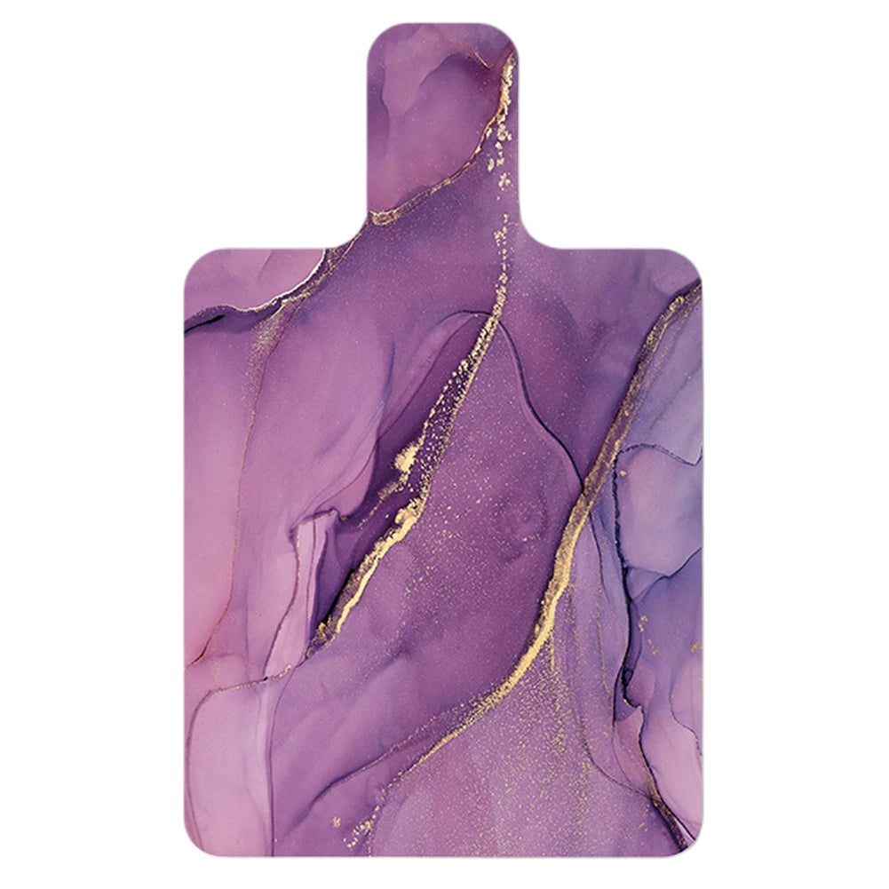 Non-slip suede Pilates mat Dreamy Amethyst colour variant, product flat lay